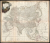 1784 Laurie and Whittle Wall Map of Asia
