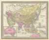 1849 Mitchell Map of Asia