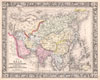 1864 Mitchell Map of Asia