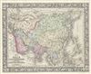 1866 Mitchell Map of Asia