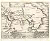 1538 Münster Map of Asia, Africa and the Pacific Northwest