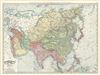 1892 Rand McNally Map of Asia