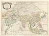 1669 Sanson Map of Asia