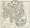 1750 Vaugondy Map of Asia