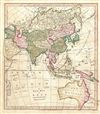 1794 Wilkinson Map of Asia and Australia