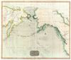 1816 Thomson Map of Alaska and the Bearing Strait