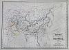 1837 Malte-Brun Map of the Mongol Empire in Asia and Europe