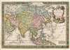 1732 Guillaume Danet Map of Asia - Separately issued