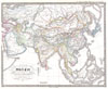 1855 Spruner Map of Asia in the 5th Century  ( Sassanid Empire )