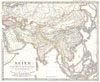1855 Spruner Map of Asia in the 9th and 10th Centuries