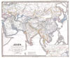1855 Spruner Map of Asia During Chang Dynasty China ( Tufan Tibet )