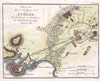 1784 Bocage Map of the City of Athens in Ancient Greece