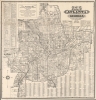 1912 Kauffman Map of Atlanta, Georgia