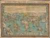 1943 MacDonald Gill Pictorial Map of the World: The WWII Atlantic Charter