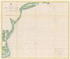 1863 U.S. Coast Survey Map of the Atlantic Coast from Nantucket to Cape Hatteras