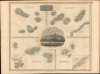 1814 Thomson Map of Atlantic Islands: Cape Verde, Canary, Madeira, Azores