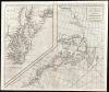 1728 Cutler Chart of Chesapeake Bay and Maritime Canada