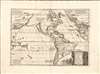 1694 Sanson / Typographia Seminary Map of America as Atlantis