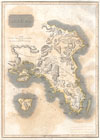 1815 Thomson Map of Attica (Anthens and Vicinity) Greece