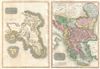1814 Thomson Map of Greece and Attica