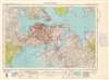 1949 New Zealand Lands and Survey Department Map of Auckland, New Zealand