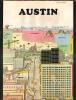 1983 Waldon Pictorial View of the World from Austin, Texas, w/ Artist's Signature