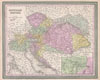 1853 Mitchell Map of Austria