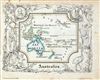 1846 Lowenberg Whimsical Map of Australia