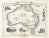 1851 Tallis and Rapkin Map of Australia