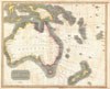 1814 Thomson Map of Australia, New Zealand and New Guinea
