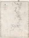 1865 Stokes Admiralty Map of Eastern Australia: Cape Howe to Barriga Point