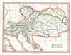 1845 Ewing Map of Austria