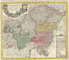 1747 Homann Heirs Map of Austria and Bohemia ( Czech Republic )