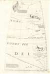 1688 / 1697 Coronelli Globe Gore: Grand Banks, Azores, and Cape Verde Islands