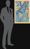1949 Seymour Pictorial Airline Map of the Western Hemisphere, B.O.A.C.