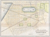1852 Sears Planning Map for the Back Bay Landfill, Boston