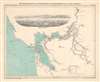 1854 Lange Map of San Francisco Bay, California