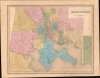 1846 Bradford City Plan of Baltimore, Maryland