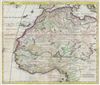 1707 De L'Isle Map of West Africa: Guniea, Benin, Morocco, Triopoli
