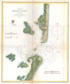 1865 U.S. Coast Survey Map of Barnegat Inlet (Long Beach Island), New Jersey