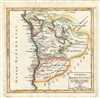 1749 Vaugondy Map of Southwestern Africa