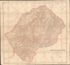 1911 British War Office Map of Lesotho as British Basutoland