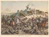 1891 Kurz and Allison View of the Civil War Battle of Nashville, Tennessee