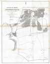 1847 Hardcastle Map of Battle of Mexico City during the Mexican-American War