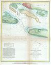 1851 U. S. Coast Survey Map of Beaufort Harbor, North Carolina