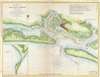 1854 U.S. Coast Survey Nautical Chart of Beaufort Harbor, North Carolina
