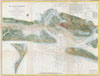 1857 U.S.C.S. Map of Beaufort Harbor, North Carolina