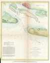 1851 U. S. Coast Survey Chart or Map of Beaufort Harbor, North Carolina