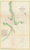 1855 U.S. Coast Survey Map of Beaufort Harbor, South Carolina and Port Royal Entrance