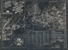 1945 Gensler World War II 178th Engineer Combat Battalion Pictorial Route Map of Europe